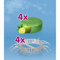 Abflussreiniger »Abfluss-Fee«, 50 g, 8-tlg, grün, Apfel-Zitrone