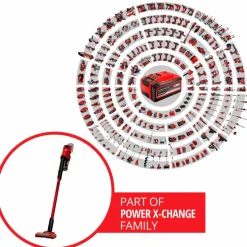 Akku-Stielstaubsauger »Power X-Change«, TE-SV 18 Li-Solo, Arbeitsbreite: 17,6 cm