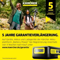 Akku-Wischmopp EWM 2, ca. 60 m² Flächenleistung je Akkuladung