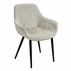 Armstuhl, BxH: 63 x 81,5 cm, Samt (100% Polyester)/Metall