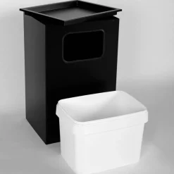 Aschenbecher, BxHxL: 40 x 62 x 33 cm, für: innen/überdachter Außenbereich