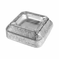 Aschenbecher, HxBxT: 2,2 x 12,5 x 12,5 cm, 10 Stück