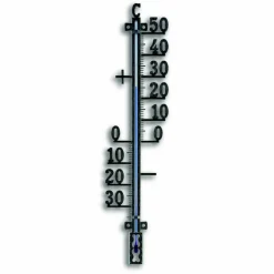 Außen-Thermometer, Breite: 10 cm, Metall