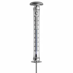 Außen-Thermometer, Breite: 13,8 cm, Metall|acrylglas