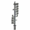 Außen-Thermometer, Breite: 10 cm, Metall