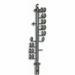Außen-Thermometer, Breite: 10 cm, Metall