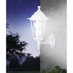 Außenwandleuchte »LATERNA 5«, max. 60W, E27, weiss, (HxL): 35 x 16,5 cm