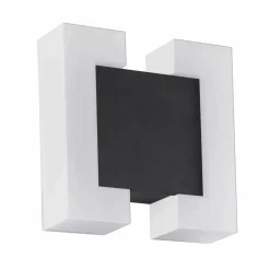 Außenwandleuchte »SITIA«, 2x4,8W, 1100 lm, 3000 k, nickel-matt, IP44, (HxL): 18 x 18 cm