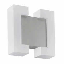 Außenwandleuchte »SITIA«, 2x4,8W, 1100 lm, 3000 k, nickel-matt, IP44, (HxL): 18 x 18 cm