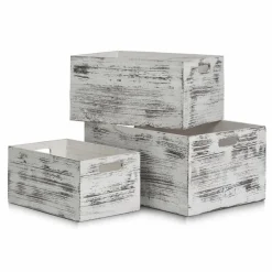 Aufbewahrungskiste »Rustic«, im Vintage-Design, aus Poloniaholz