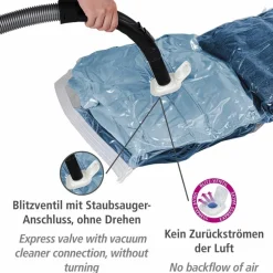 Aufbewahrung »Vakuum«, BxHxL: 55 x 0,01 x 90 cm, Polypropylen (PP), transparent
