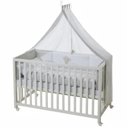 Babybett »Heartbreakerbär«, (BxHxT): 126 x 66 x 157 cm