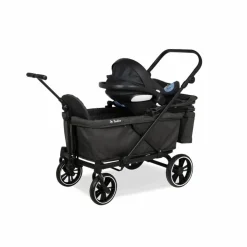 Babyschalen-Adapter, BxHxL: 6 x 11 x 11 cm, schwarz