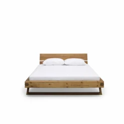 Balkenbett, Fichtenholz, Vintage-Finish, Y-Beine