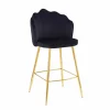 Barhocker, Höhe: 100 cm, schwarz/goldfarben, 2 stk