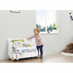 Bücherregal, BxHxL: 65 x 57 x 42 cm, weiß