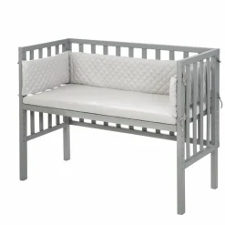 Beistellbett, (BxL): 47 cm x 99,5 cm, Holz, taupe