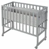 Beistellbett, (BxL): 49,5 cm x 90 cm, Holz, taupe