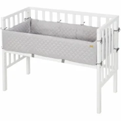 Beistellbett, (BxL): 47 cm x 99,5 cm, Holz, weiß