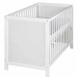 Beistellbett, (BxL): 66 cm x 121,5 cm, Holz, weiß
