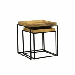 Beistelltisch »BANGALORE«, BxLxH: 55 x 55 x 55 cm, Stahl