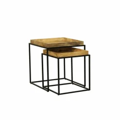Beistelltisch »BANGALORE«, BxLxH: 55 x 55 x 55 cm, Stahl