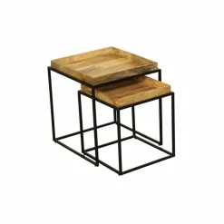 Beistelltisch »BANGALORE«, BxLxH: 55 x 55 x 55 cm, Stahl
