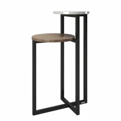 Beistelltisch »CHERYL«, BxH: 80 x 60 cm, Spanplatte/MDF/PVC/Metall