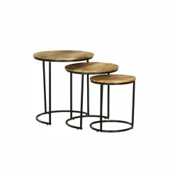 Beistelltisch-Set »MADURAI«, BxLxH: 50 x 50 x 55 cm, Stahl