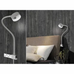 Bettleuchte »Lug«, Metall, 5 W