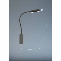 Bettleuchte »Raik«, BxH: 4 x 57 cm, 5 W