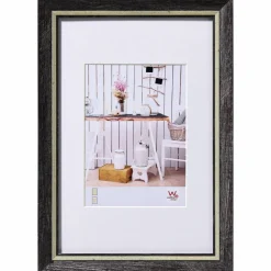 Bilderrahmen »Chalet«, BxL: 22,5 x 32,5 cm, Schwarz, Kunststoff