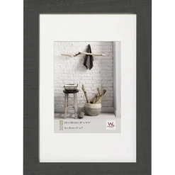 Bilderrahmen »HOME«, BxL: 28,6 x 34,5 cm, grau, Holz