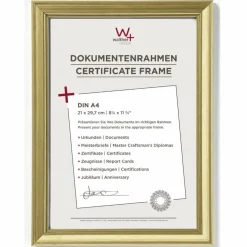 Bilderrahmen »LOUNGE«, BxL: 44 x 54 cm, goldfarben, Kunststoff