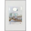 Bilderrahmen »NEW LIFESTYLE«, BxL: 31 x 46 cm, silberfarben, Kunststoff