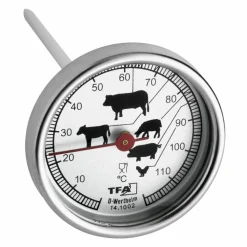 Bratenthermometer, Breite: 5,1 cm, Edelstahl