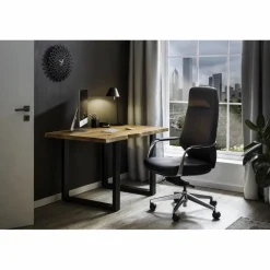 Bürostuhl, Höhe: 120,5 cm, schwarz