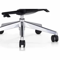 Bürostuhl, Höhe: 120,5 cm, schwarz