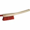 Bürste, Rasenmäherbürste, holz/hart_pvc, rot/braun