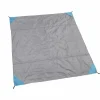 Campingdecke, grau, Polyester, BxL: 200 x 200 cm