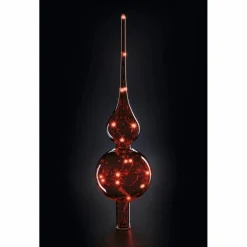 Christbaumspitze »Lumix Tree Topper«, konisch, Höhe: 29 cm, batterie, rot