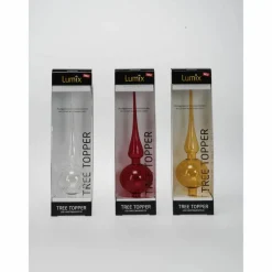 Christbaumspitze »Lumix Tree Topper«, konisch, Höhe: 29 cm, batterie, rot