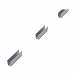 Clip, Aluminium, weiss