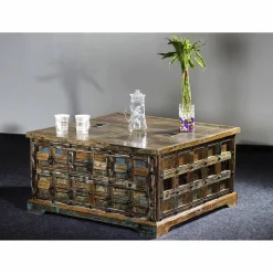 Couchtisch »KALANKA«, BxLxH: 90 x 90 x 47 cm, Mangoholz/Akazienholz