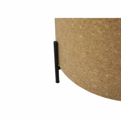 Couchtisch, natur/schwarz, BxT: 63 x 63 cm