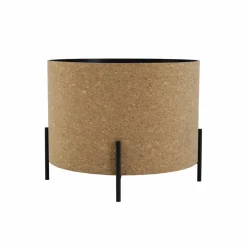 Couchtisch, natur/schwarz, BxT: 63 x 63 cm
