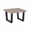 Couchtisch, natur/schwarz, Mitteldichte Faserplatte (MDF)/Metall