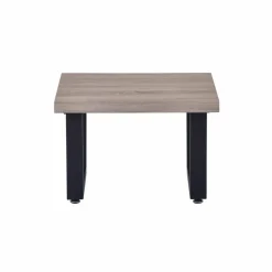 Couchtisch, natur/schwarz, Mitteldichte Faserplatte (MDF)/Metall