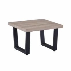 Couchtisch, natur/schwarz, Mitteldichte Faserplatte (MDF)/Metall