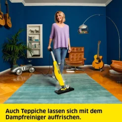 Dampfreiniger SC 3 Upright EasyFix für porentiefe Reinigung mit Dampf, ca. 60 m²